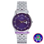 Titan (NS1774SM01) Analog with Day and Date Blue Dial Stainless Steel Strap watch for Men